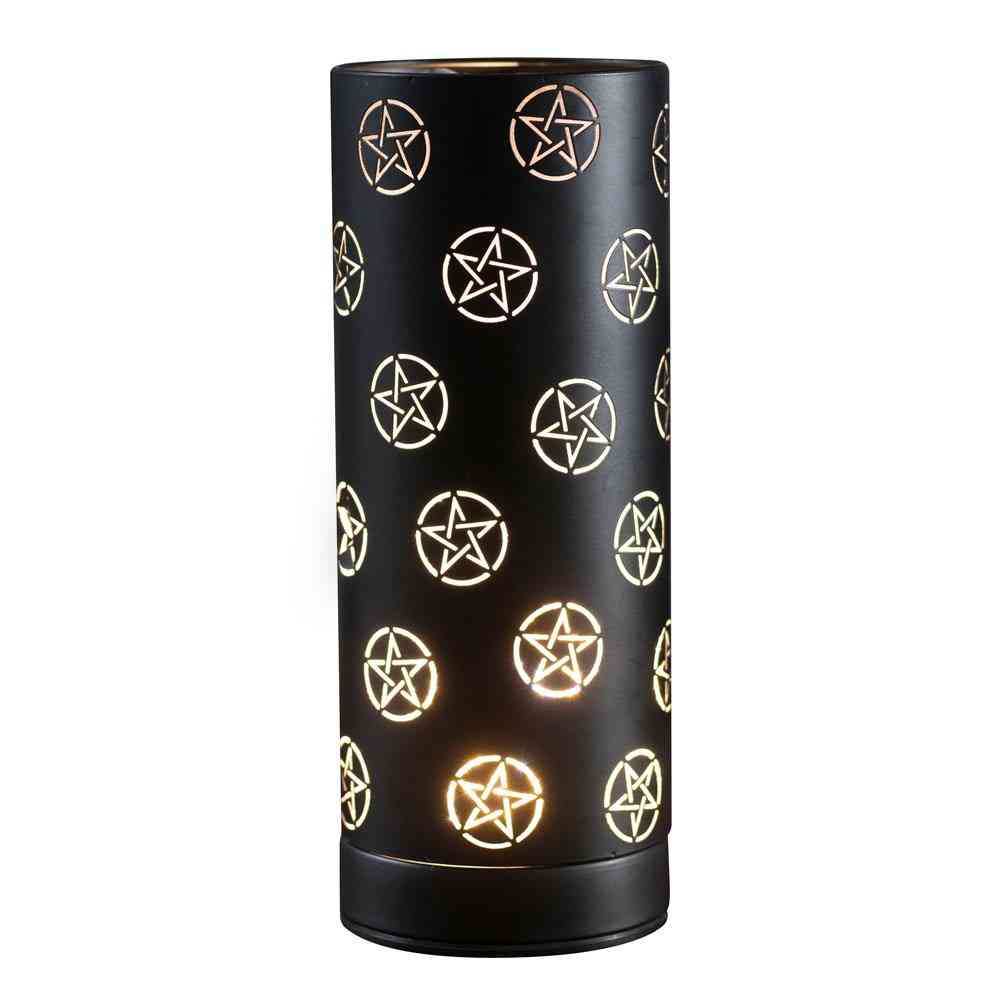 Something Different - Black All Over Pentagram Electric Tafellamp - Zwart